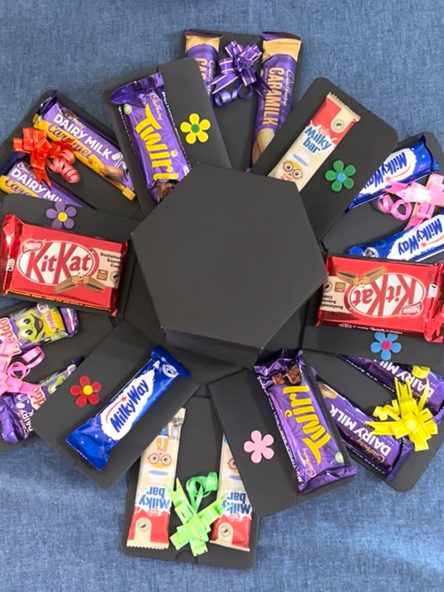 Chocolate Selection Box, Fold Out Layer 2